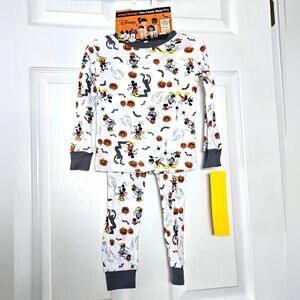 Disney unisex 2 piece Halloween Mickey and Minnie mouse pajama set size‎ 2T